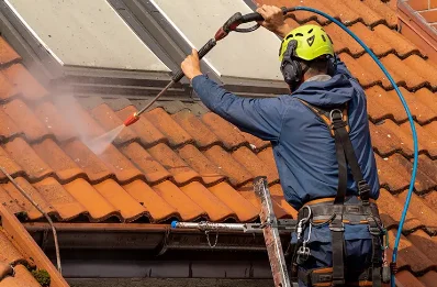 Démoussage et hydrofuge de toiture à Dours